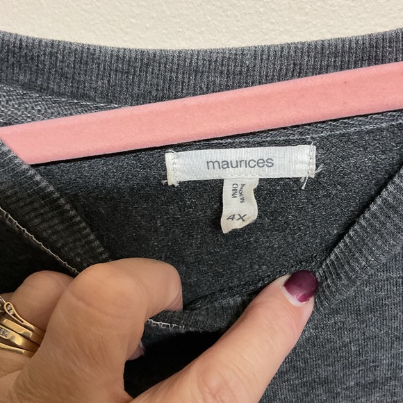 Maurices Charcoal Gray Sweater - Picture 2 of 3